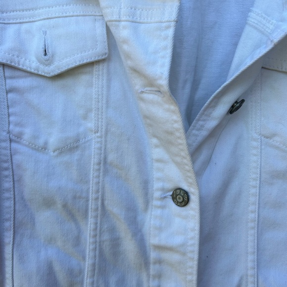 GAP Women’s White Denim Jacket XXL - Picture 8 of 15